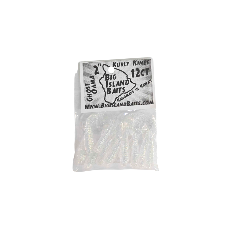 BIG ISLAND BAITS KURLY KINES GHOST OAMA LURE