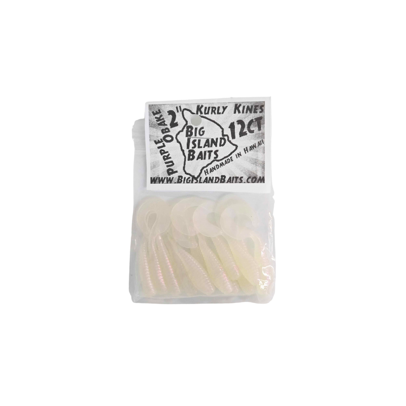 BIG ISLAND BAITS KURLY KINES PURPLE OBAKE LURE