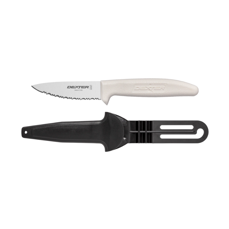 DEXTER RUSSELL SANI-SAFE 3-1/2" UTILITY / NET KNIFE WITH SHEATH