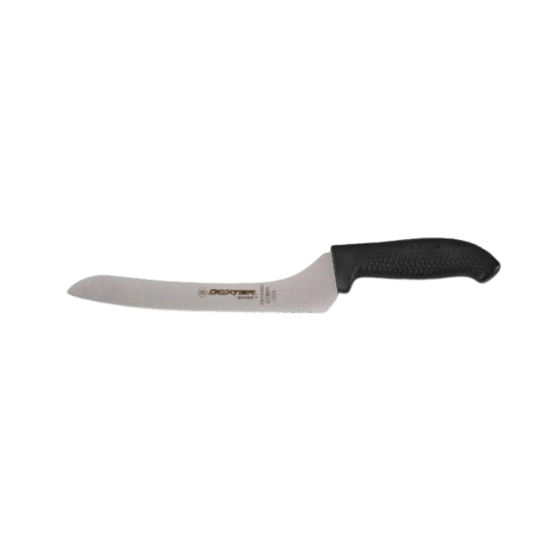 DEXTER RUSSELL SOFGRIP 9" SCALLOPED OFFSET SANDWICH KNIFE