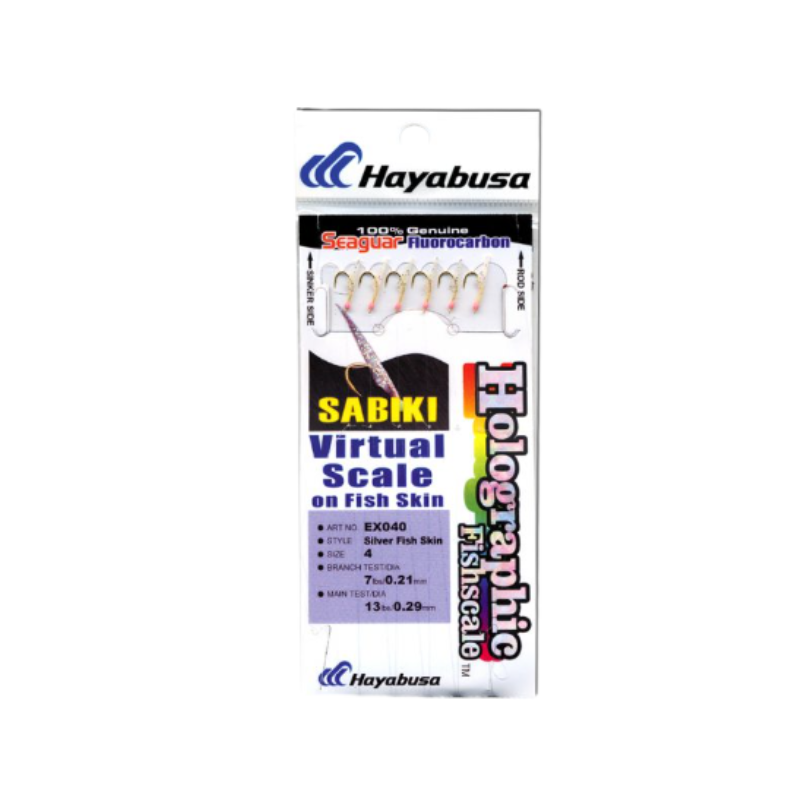 HAYABUSA SEAGUAR SABIKI - SILVER FISH SKIN HOLOGRAM