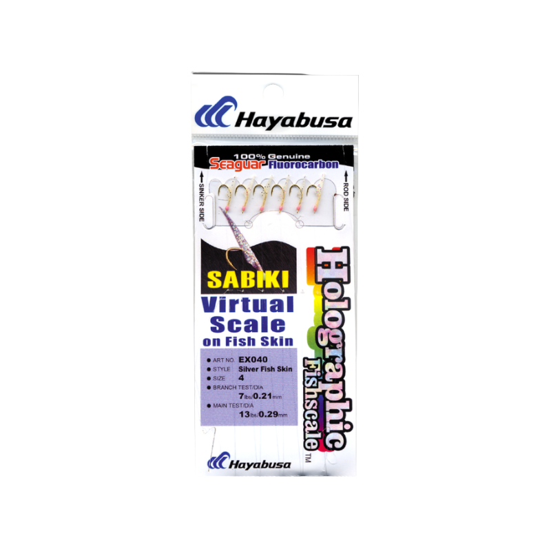 HAYABUSA SEAGUAR SABIKI - SILVER FISH SKIN HOLOGRAM