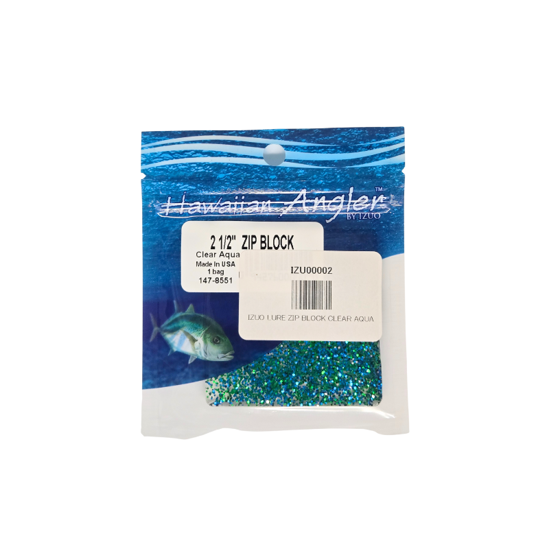 HAWAIIAN ANGLER ZIP - CLEAR AQUA