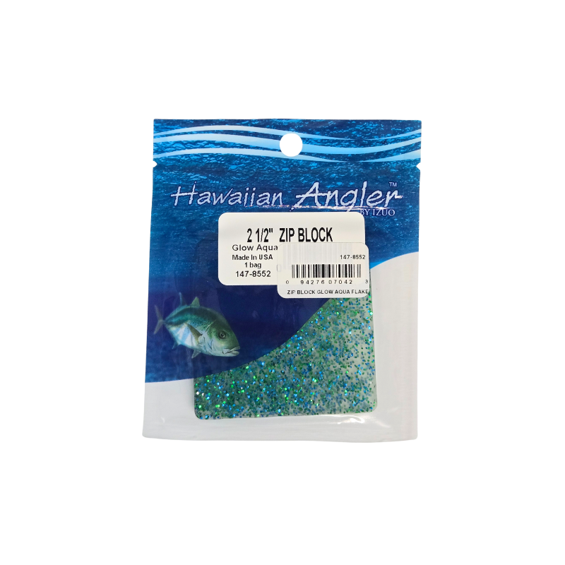 HAWAIIAN ANGLER ZIP - GLOW AQUA