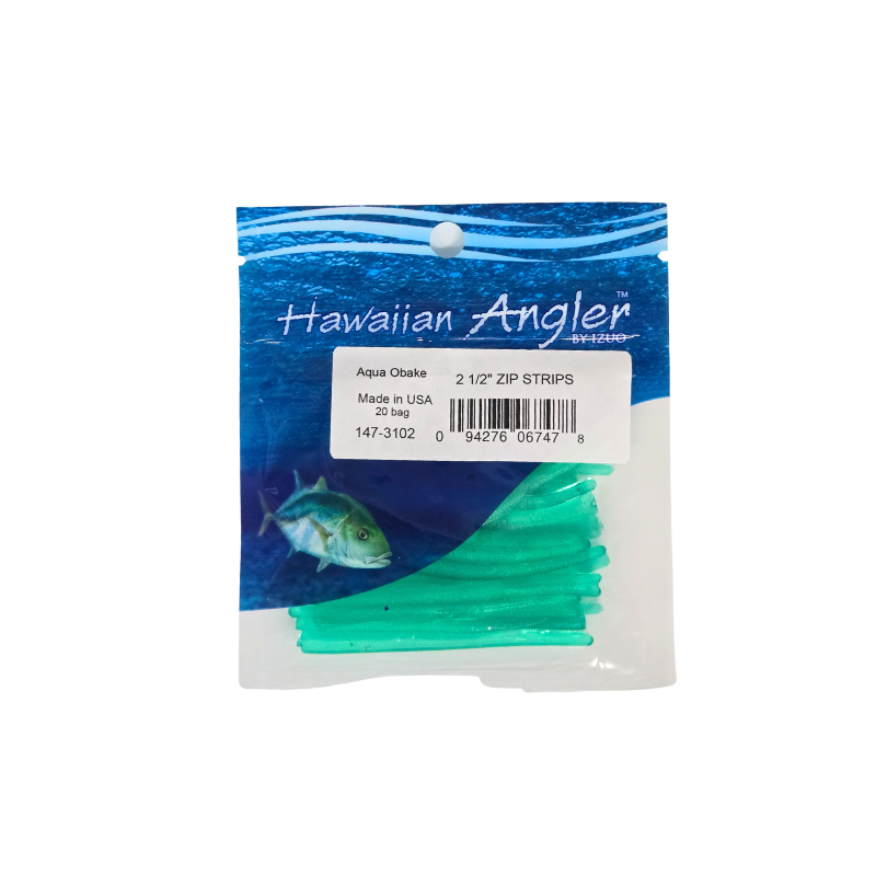 HAWAIIAN ANGLER ZIP - AQUA OBAKE