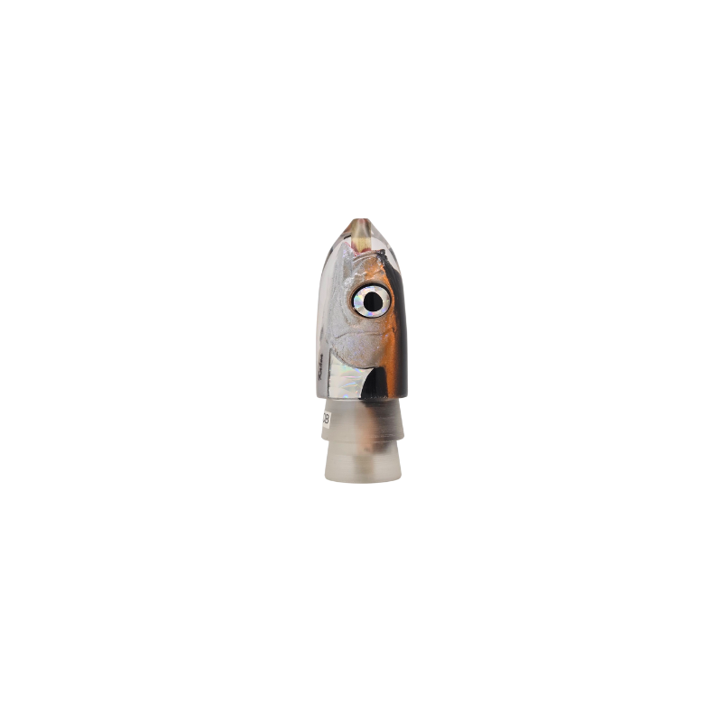 KAHEA BULLET LURE HEAD - BLACK SALMON