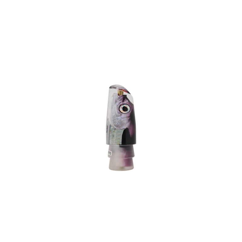 KAHEA REVERSE SCOOP LURE HEAD - PURPLE BACK BAR