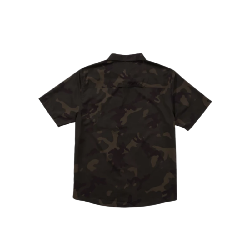 SALTY CREW FLAGSHIP UV BUTTON UP - DARK CAMO