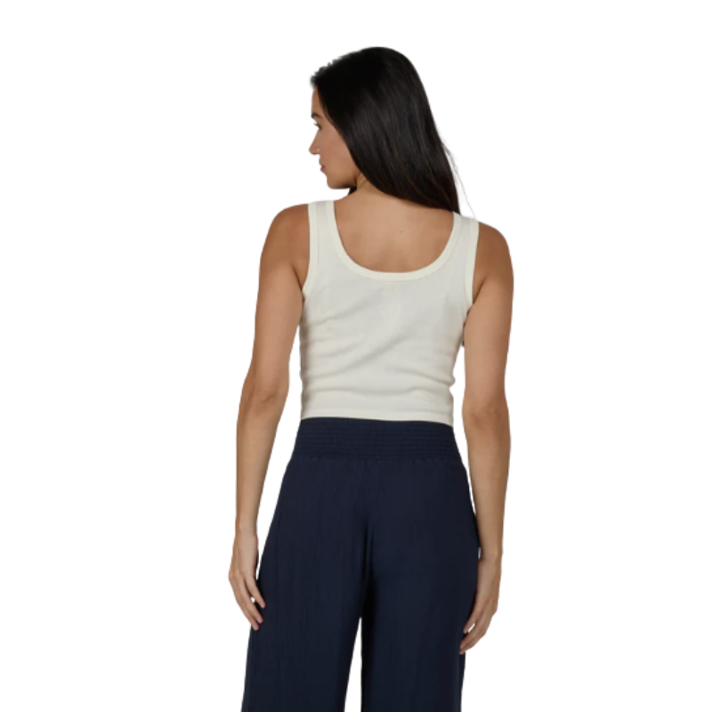 SALTY CREW WOMEN'S SUNRISE TANK - OFF WHITE