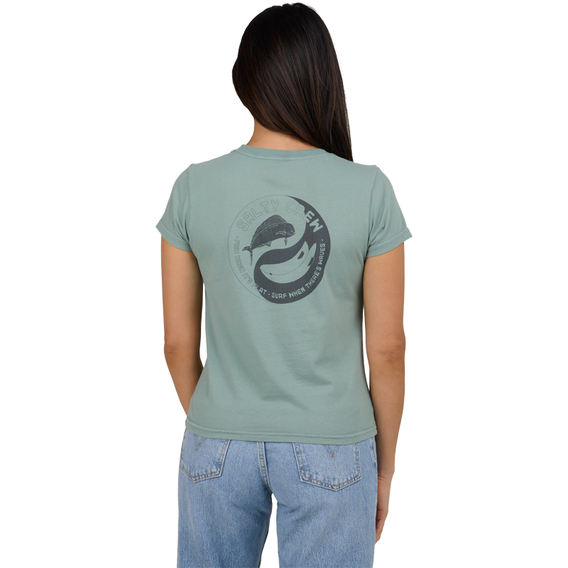 SALTY CREW WOMEN'S FISHIN YANG MODERN TEE