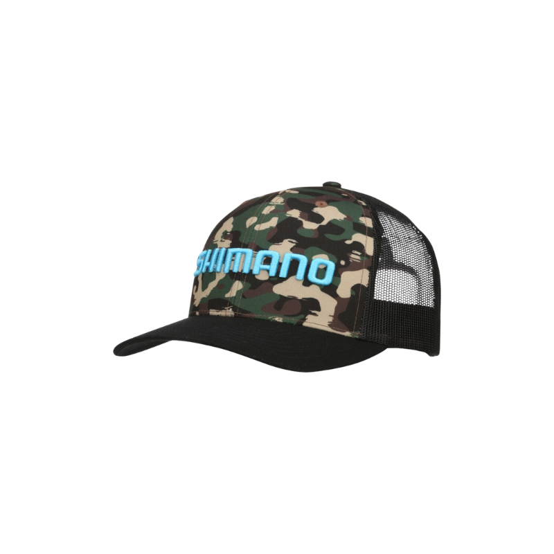 SHIMANO PRINTED TRUCKER CAP - CAMO