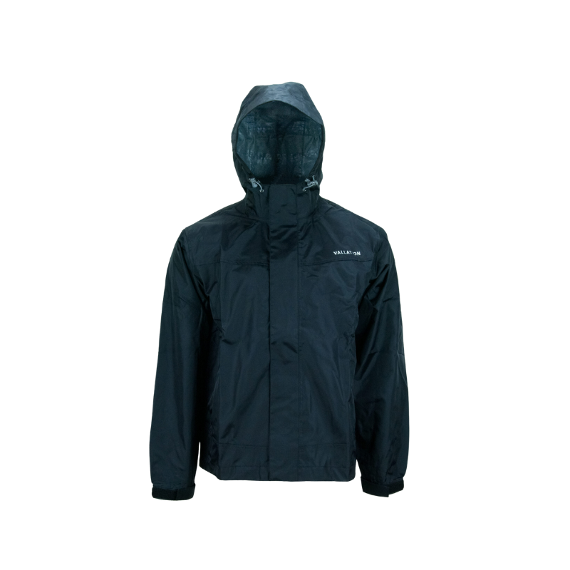 VALLATION DARK RAIN JACKET - BLACK
