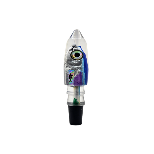 ALOHA LURES BULLET DEEP SIX LURE HEAD - BLUE SILVER