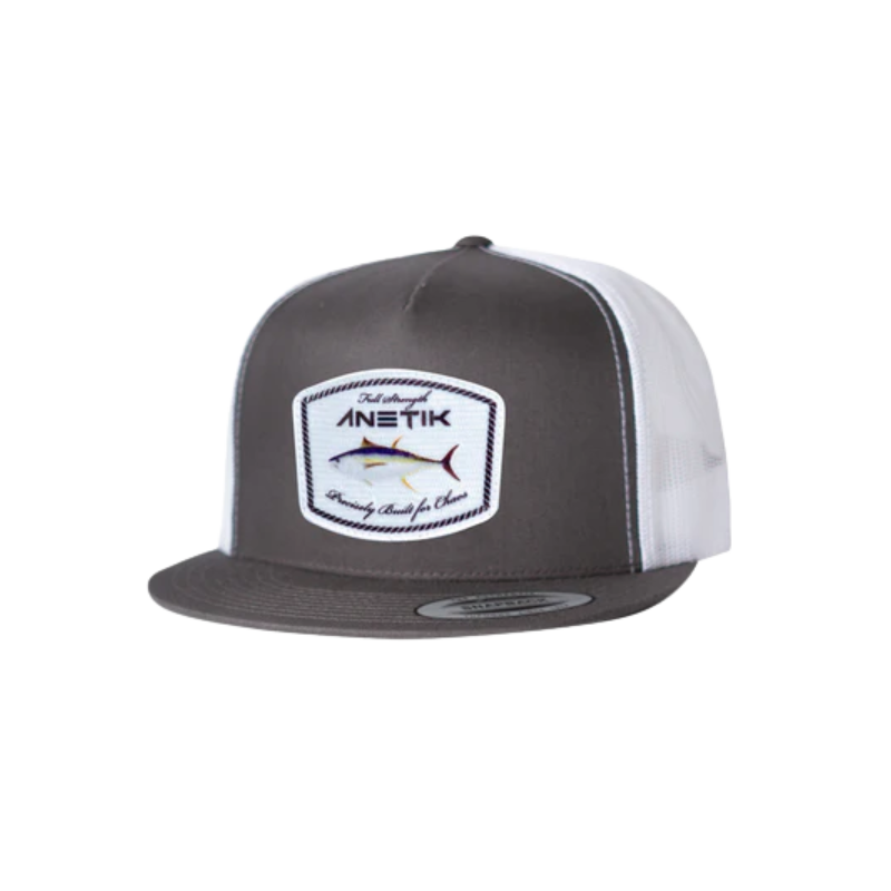 ANETIK BLUEWATER CLASSIC TRUCKER HAT - CHARCOAL / WHITE