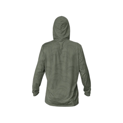 ANETIK LANAI TECH HOODY - PALMS DARK OLIVE