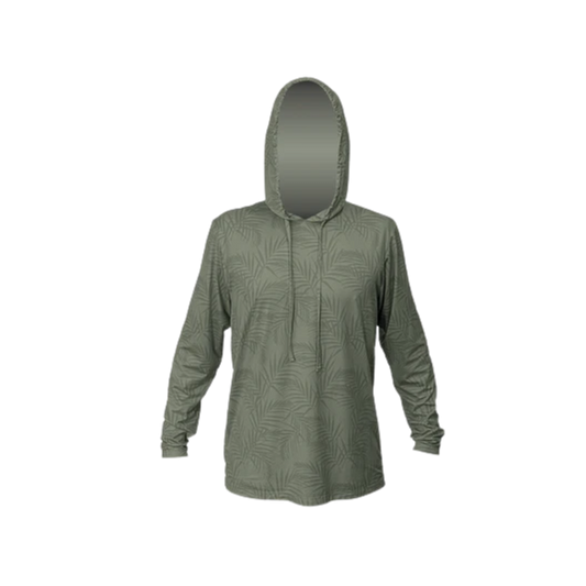 ANETIK LANAI TECH HOODY - PALMS DARK OLIVE