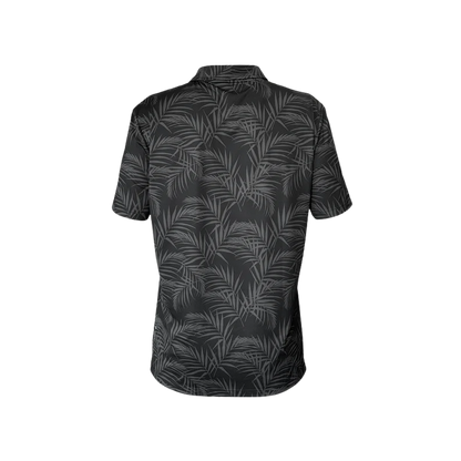 ANETIK LANAI TECH POLO - PALMS BLACK