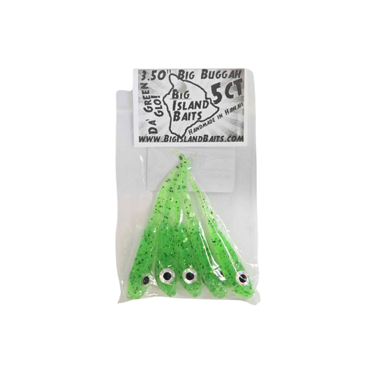BIG ISLAND BAITS BUGGAH DA GREEN GLO LURE