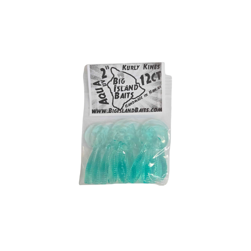 BIG ISLAND BAITS KURLY KINES AQUA UV LURE