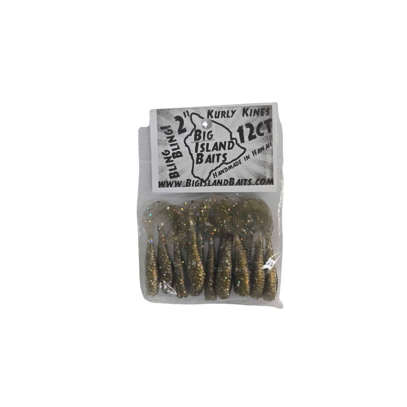 BIG ISLAND BAITS KURLY KINES BLING BLING LURE