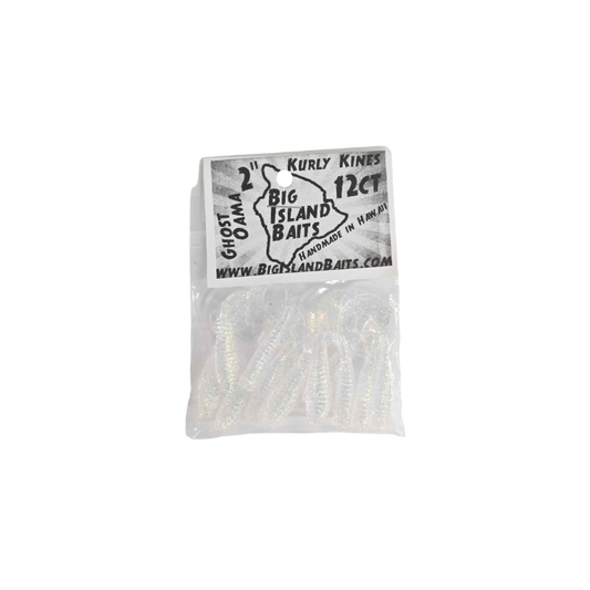 BIG ISLAND BAITS KURLY KINES GHOST OAMA LURE