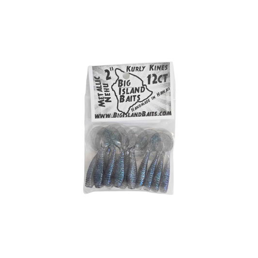 BIG ISLAND BAITS KURLY KINES METALLIC NEHU LURE