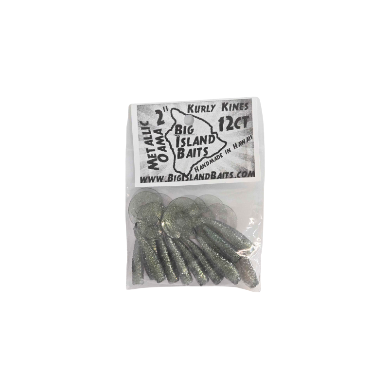 BIG ISLAND BAITS KURLY KINES METALLIC OAMA LURE