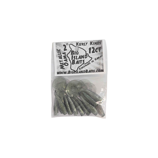 BIG ISLAND BAITS KURLY KINES METALLIC OAMA LURE