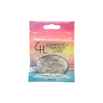 COMPLETELY HOOKED LURES SALT & PEPPER GRUB