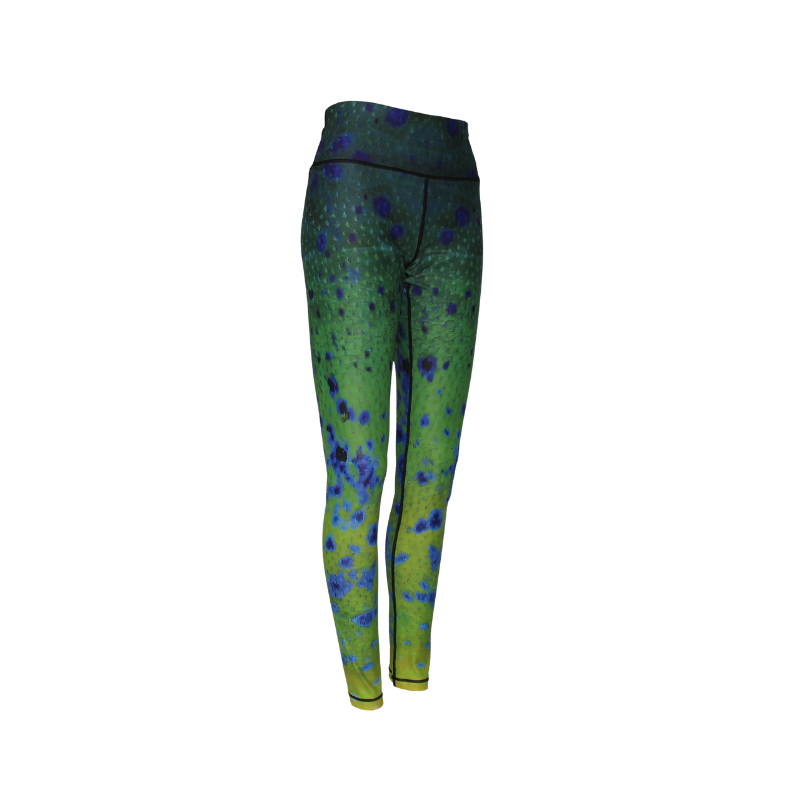 COGNITO DORADO FISH PRINT PATTERNED ALL SPORT LEGGINGS