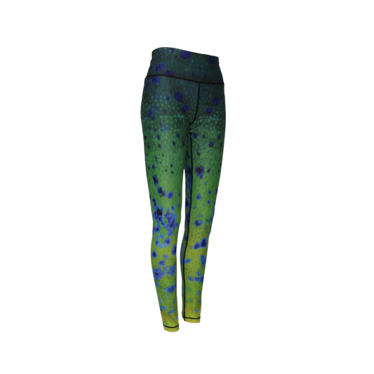 COGNITO DORADO FISH PRINT PATTERNED ALL SPORT LEGGINGS