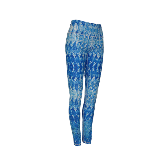 COGNITO TARPON FISH PRINT PATTERNED ALL SPORT LEGGINGS