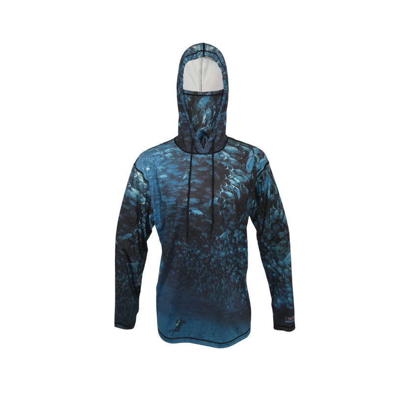 COGNITO SCUBA JACKS LIGHTWEIGHT OCEAN GRAPHIC HOODIE