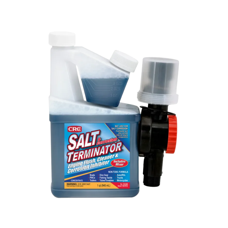 CRC SALT TERMINATOR ENGINE FLUSH & CORROSION INHIBITOR WITH MIXER – POP ...