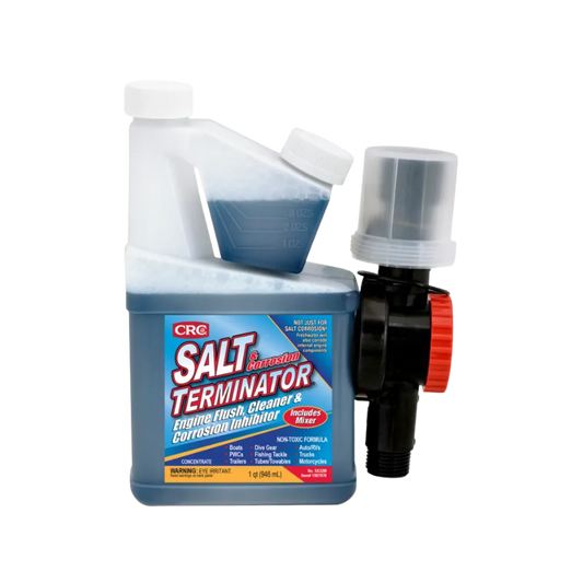 CRC SALT TERMINATOR ENGINE FLUSH & CORROSION INHIBITOR WITH MIXER