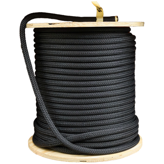 CWC ROPE NYLON DOUBLE BRAID BLACK