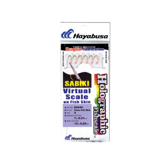 HAYABUSA SEAGUAR SABIKI - SILVER FISH SKIN HOLOGRAM