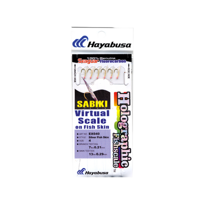 HAYABUSA SEAGUAR SABIKI - SILVER FISH SKIN HOLOGRAM