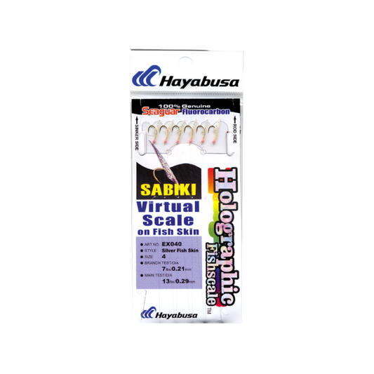 HAYABUSA SEAGUAR SABIKI - SILVER FISH SKIN HOLOGRAM