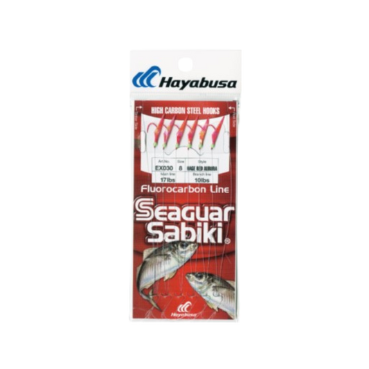 HAYABUSA SEAGUAR SABIKI - HAGE RED FISH SKIN AURORA