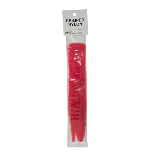 HEDRON CRIMPED NYLON - RED