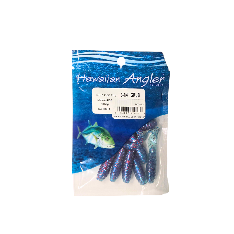 HAWAIIAN ANGLER GRUB - BLUE OBAKE FIRE