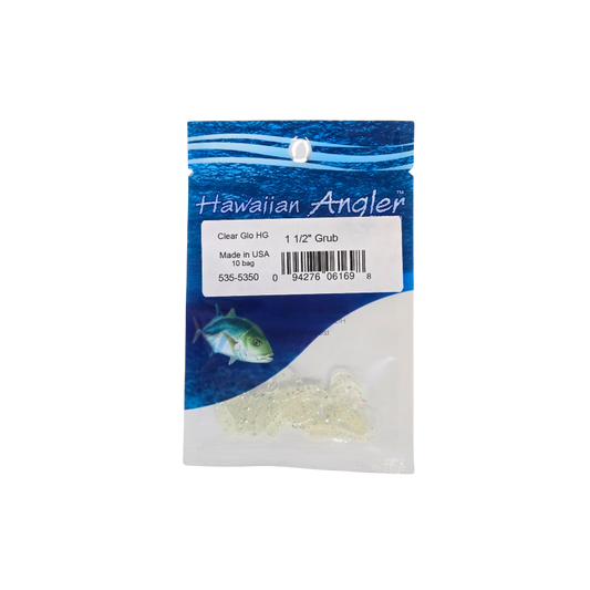 HAWAIIAN ANGLER GRUB - CLEAR GLO HG