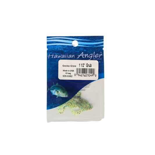 HAWAIIAN ANGLER GRUB - GECKO GLOW