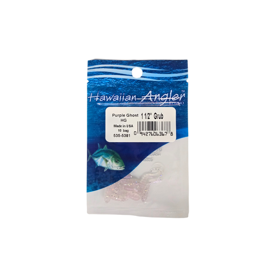 HAWAIIAN ANGLER GRUB - PURPLE GHOST