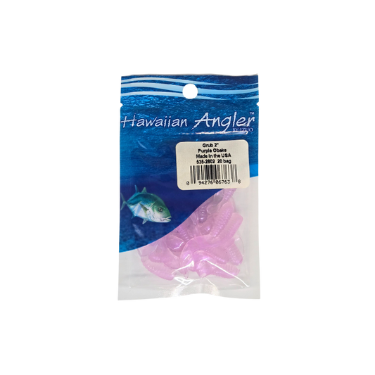 HAWAIIAN ANGLER GRUB - PURPLE OBAKE