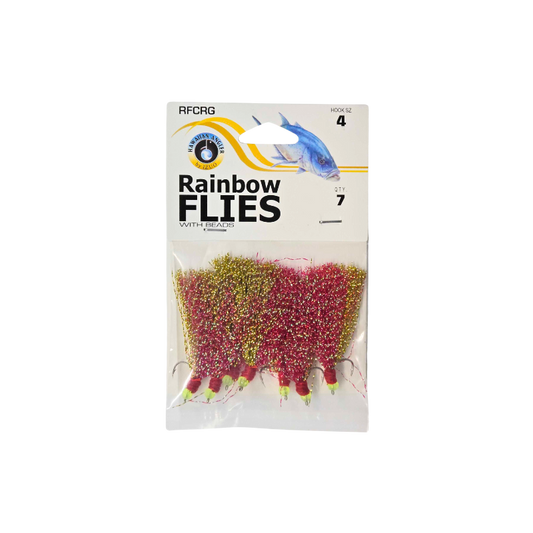 IZUO RAINBOW FLIES WITH BEADS