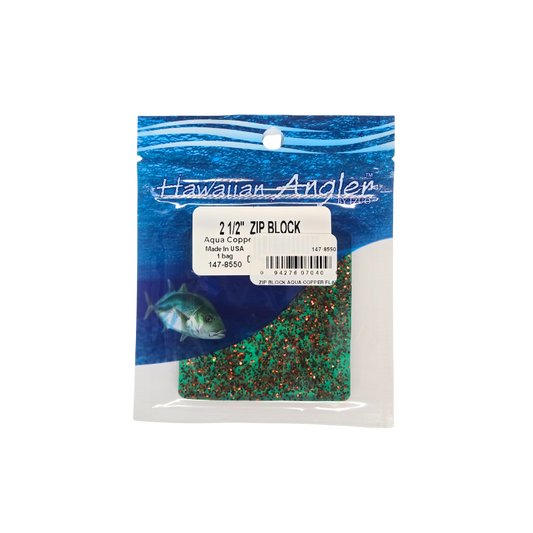 HAWAIIAN ANGLER ZIP - AQUA COPPER