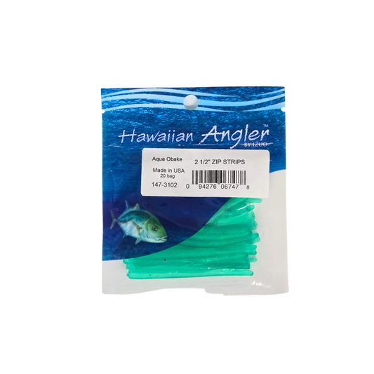 HAWAIIAN ANGLER ZIP - AQUA OBAKE