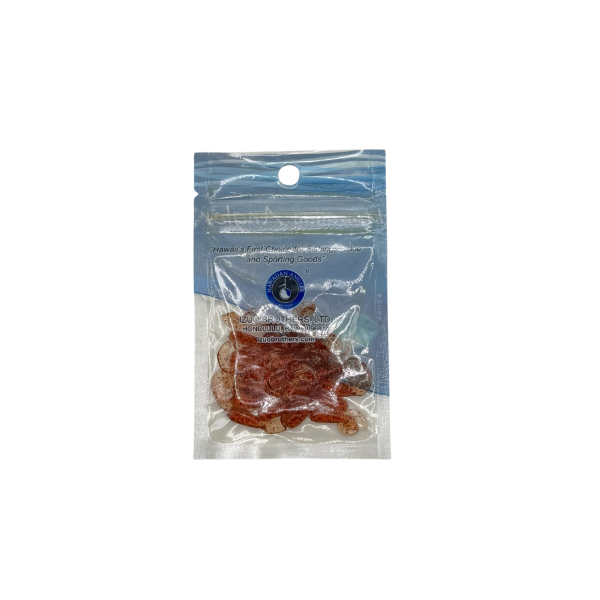 HAWAIIAN ANGLER GRUB - MOTOR OIL RED GLITTER